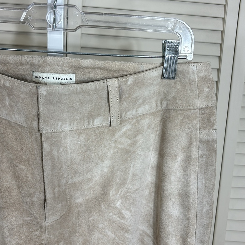 NWT Vintage Banana Republic Suede Bootcut Pants Size 10 - Picture 4 of 11